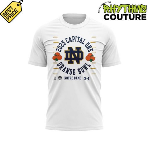 Notre Dame Football Capital One Orange Bowl Championship White Shirt