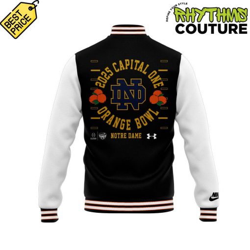 Notre Dame Football Orange Bowl Championship Baseball Jacket