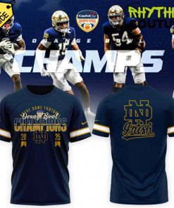 Notre Dame Football Orange Bowl Champs Navy Shirt