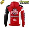 Ohio State Buckeyes 2024 College Football Playoff National Champions Smoke Red Black Hoodie 3