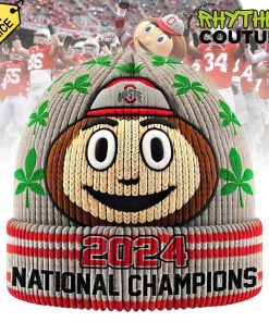 Ohio State Buckeyes 2024 National Champions Knit Hat