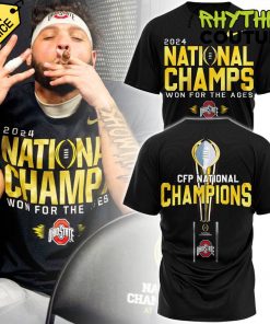 Ohio State Buckeyes 2024 National Champions “Won For The Ages” Black Shirt