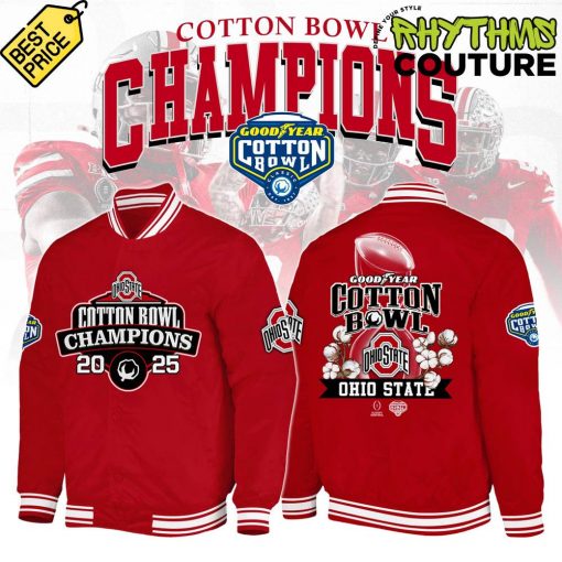 Ohio State Buckeyes 2025 Cotton Bowl Classic Champions Bomber Jacket