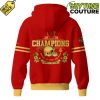 Ohio State Buckeyes 2025 Cotton Bowl Classic Champions Red Golden Hoodie Pants Cap 3