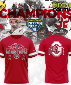 Ohio State Buckeyes 2025 Cotton Bowl Classic Champions Red Shirt