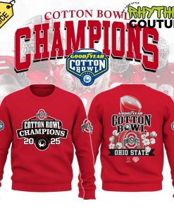 Ohio State Buckeyes 2025 Cotton Bowl Classic Champions Sweatshirt