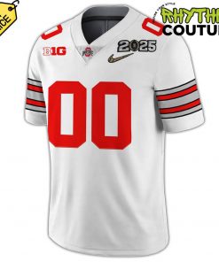 Ohio State Buckeyes 2025 National Champions Heritage Stripes Jersey