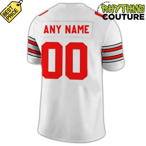 Ohio State Buckeyes 2025 National Champions Heritage Stripes Jersey