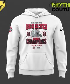 Ohio State Buckeyes 2025 National Champions White Hoodie