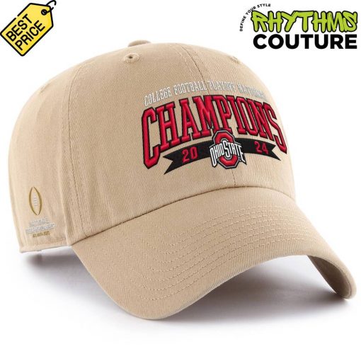 Ohio State Buckeyes 2025 National Championship Game Khaki Classic Cap