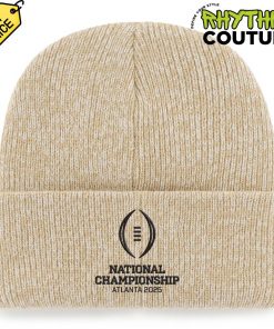 Ohio State Buckeyes 2025 National Championship Game Khaki Knit Hat