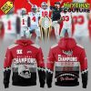 Ohio State Buckeyes 2024 College Football Playoff National Champions Smoke Red Black Hoodie