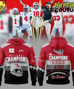 Ohio State Buckeyes 9x National Champions “Go Backs” Hoodie