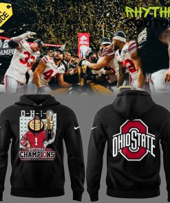 Ohio State Buckeyes Brutus 2024 NCAA National Champs Black Hoodie