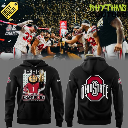 Ohio State Buckeyes Brutus 2024 NCAA National Champs Black Hoodie