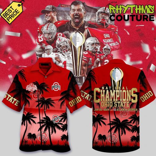 Ohio State Buckeyes Brutus 2024 NCAA National Champs Hawaiian Shirt