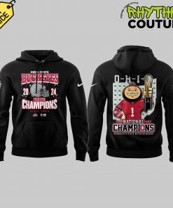 Ohio State Buckeyes Brutus NCAA National Champions Black Hoodie