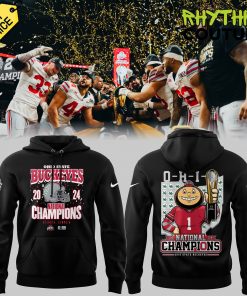 Ohio State Buckeyes Brutus NCAA National Champions Black Hoodie