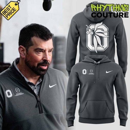 Ohio State Buckeyes Coach Ryan Day Grey Hoodie