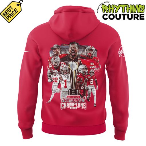 Ohio State Buckeyes College Football Playoff National Champions Red Hoodie