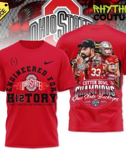 Ohio State Buckeyes Cotton Bowl Classic Champions Engineered for History Shirt