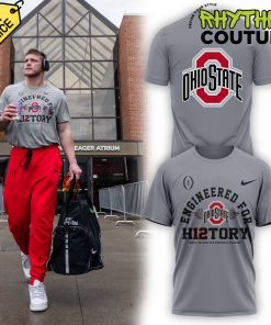 Ohio State Buckeyes Engineered for History Grey Tee