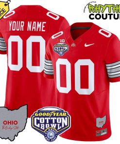 Ohio State Buckeyes Heritage Stripe Cotton Bowl Champions Football Jersey