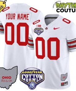 Ohio State Buckeyes Heritage Stripe Cotton Bowl Champions Football Jersey