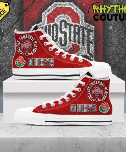 Ohio State Buckeyes Rose Bowl Champions High Top Canvas Shoes