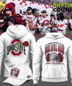 Ohio State Buckeyes Rose Bowl Champs White Hoodie