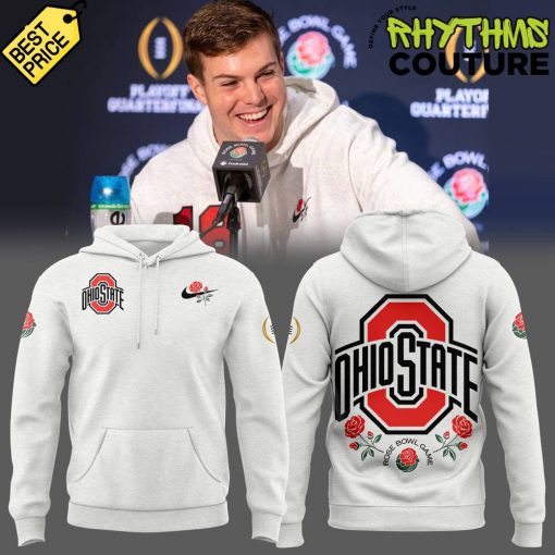 Ohio State Buckeyes Rose Bowl Game Champions Grey Hoodie