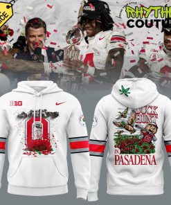 Ohio State Buckeyes Rose Bowl Game Champs Duck “Hunt in Pasadena” Hoodie