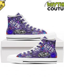 Olivia Rodrigo Guts Tour High Top Canvas Shoes