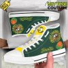 Oregon Ducks Rose Bowl Game High Top Canvas Shoes