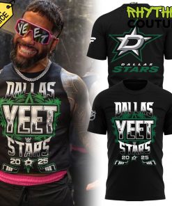 Dallas Stars x YEET 2025 Black Tee