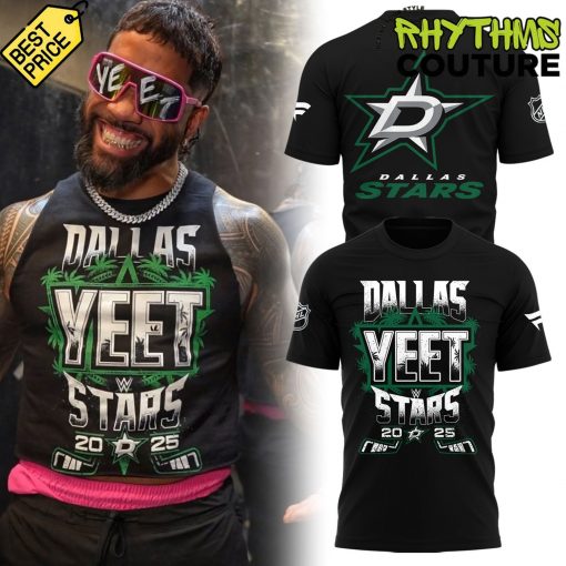 Dallas Stars x YEET 2025 Black Tee