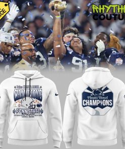 Penn State Nittany Lions 2024 Fiesta Bowl Champions White Hoodie