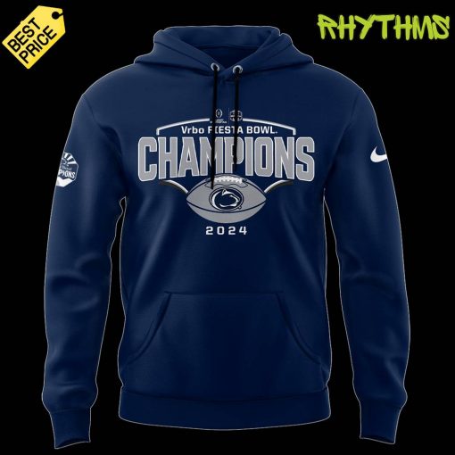 Penn State Nittany Lions 2024 Vrbo Fiesta Bowl Champions Navy Hoodie