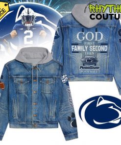 Penn State Nittany Lions Hooded Denim Jacket