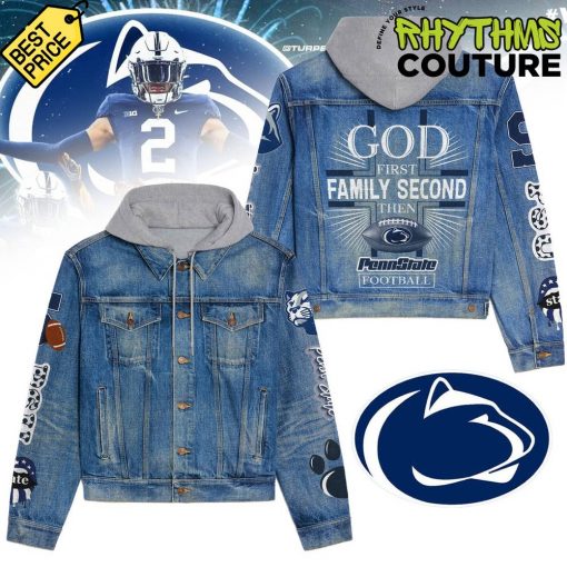 Penn State Nittany Lions Hooded Denim Jacket