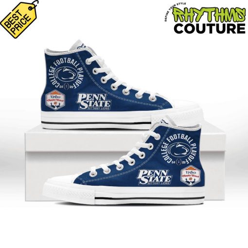 Penn State Nittany Lions Vrbo Fiesta Bowl High Top Canvas Shoes