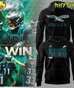 Philadelphia Eagles 2024 NFL Playoffs Go Birds Hoodie