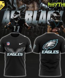 Philadelphia Eagles All Black Shirt