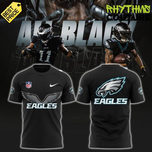 Philadelphia Eagles All Black Shirt