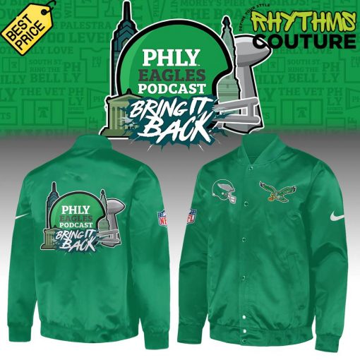 Philadelphia Eagles Bring It Back Limited Edition Bomber Jacket