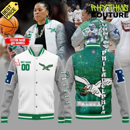 Philadelphia Eagles Coach Dawn Staley Personalized Baseball Jacket