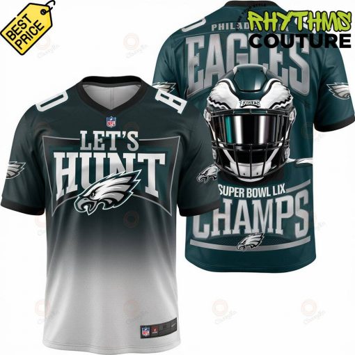 Philadelphia Eagles “Let’s Hunt” Super Bowl LIX Champs Jersey