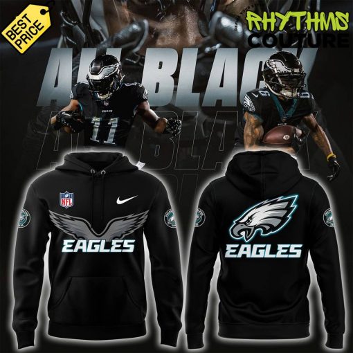 Philadelphia Eagles NFL All Black Hoodie