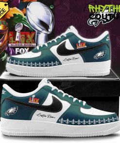 Philadelphia Eagles Super Bowl LIX Mardi Gras 2025 Air Force 1 Sneaker