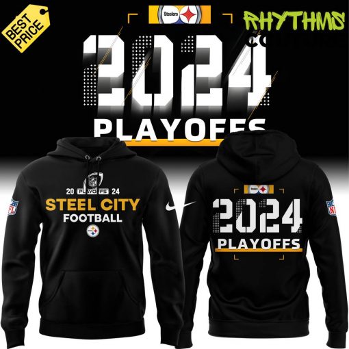 Pittsburgh Steelers Steel City NFL Playoffs Hoodie